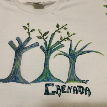 Grenada 3 Trees tee
